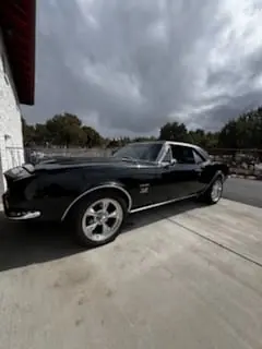 Black 1967 Chevrolet Camaro detailed